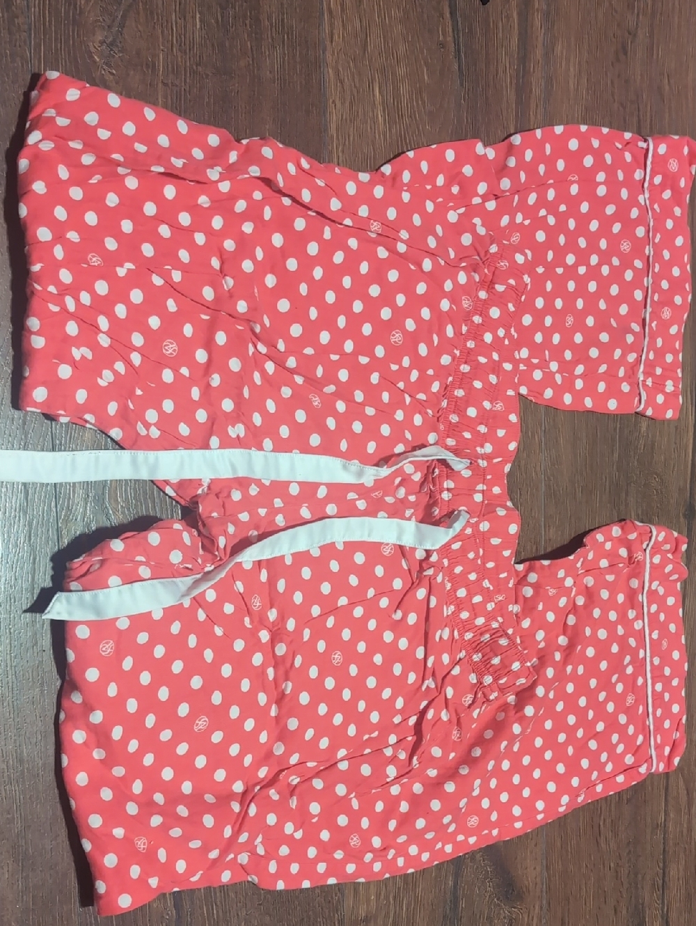 Victoria's Secret Coral Pink Polka Dot Pajama Pants